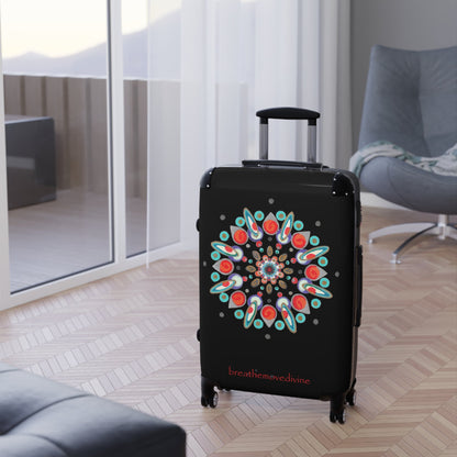 Inner Eye by breathemovedivine Colorful Mandala Suitcase - Travel with Style and Inspiration - breathemovedivine