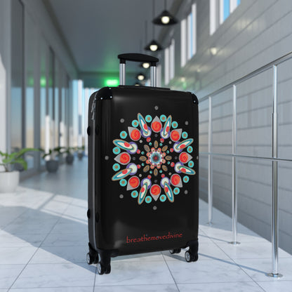 Inner Eye by breathemovedivine Colorful Mandala Suitcase - Travel with Style and Inspiration - breathemovedivine