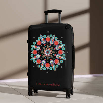Inner Eye by breathemovedivine Colorful Mandala Suitcase - Travel with Style and Inspiration - breathemovedivine