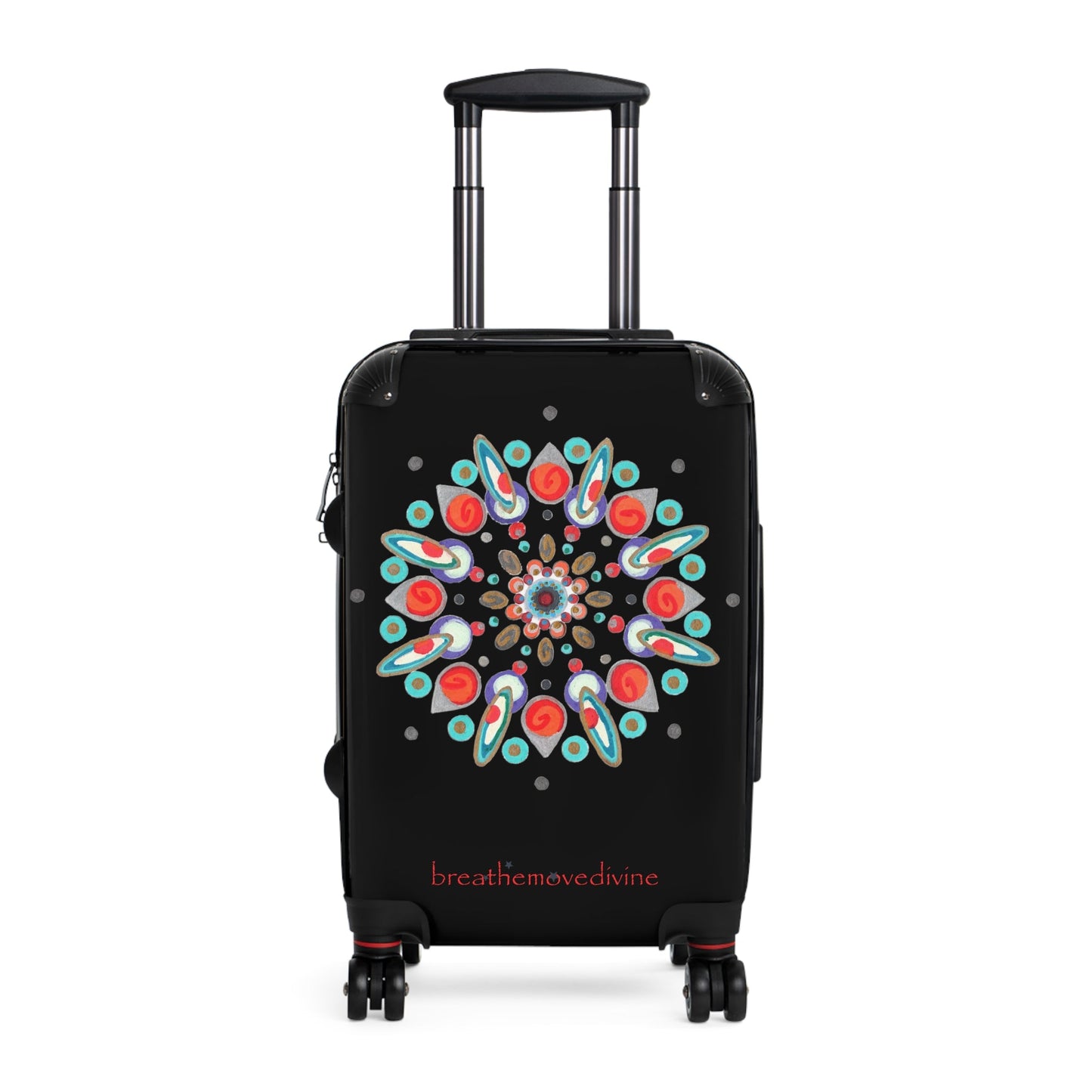 Inner Eye by breathemovedivine Colorful Mandala Suitcase - Travel with Style and Inspiration - breathemovedivine