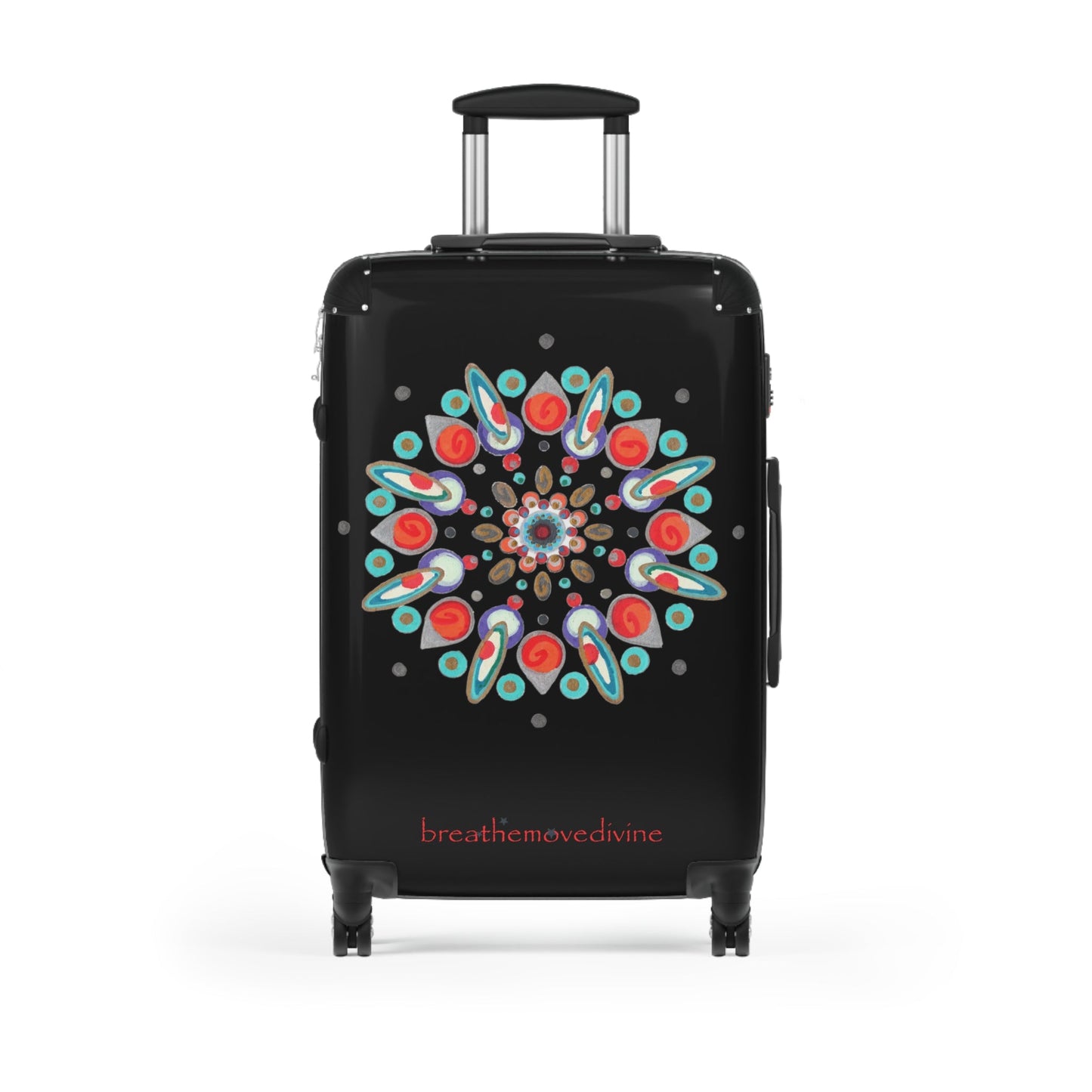 Inner Eye by breathemovedivine Colorful Mandala Suitcase - Travel with Style and Inspiration - breathemovedivine