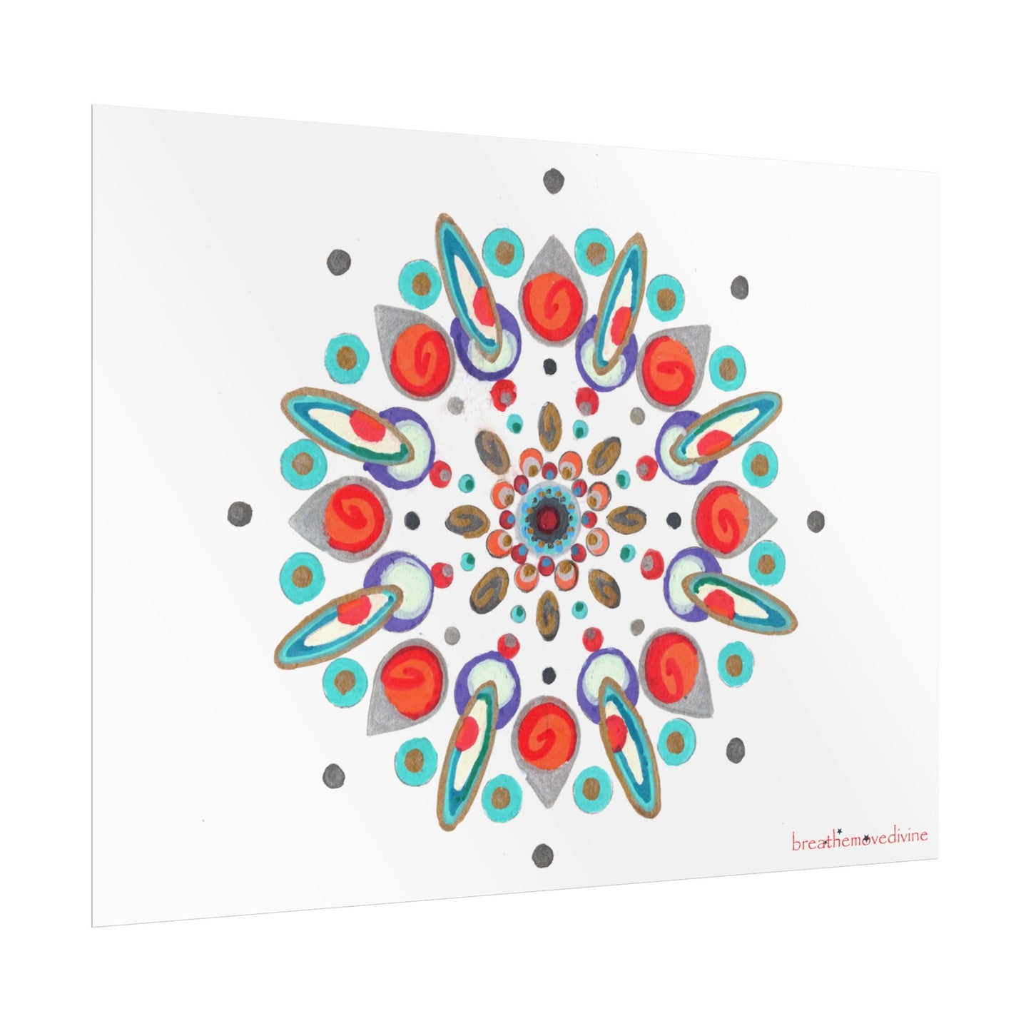Inner Eye by breathemovedivine Vibrant Rolled Poster Print - breathemovedivine