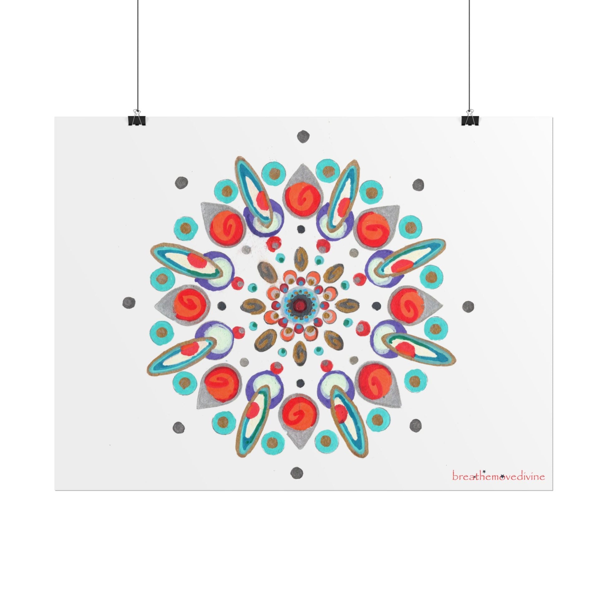 Inner Eye by breathemovedivine Vibrant Rolled Poster Print - breathemovedivine