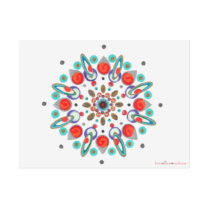 Inner Eye by breathemovedivine Vibrant Rolled Poster Print - breathemovedivine