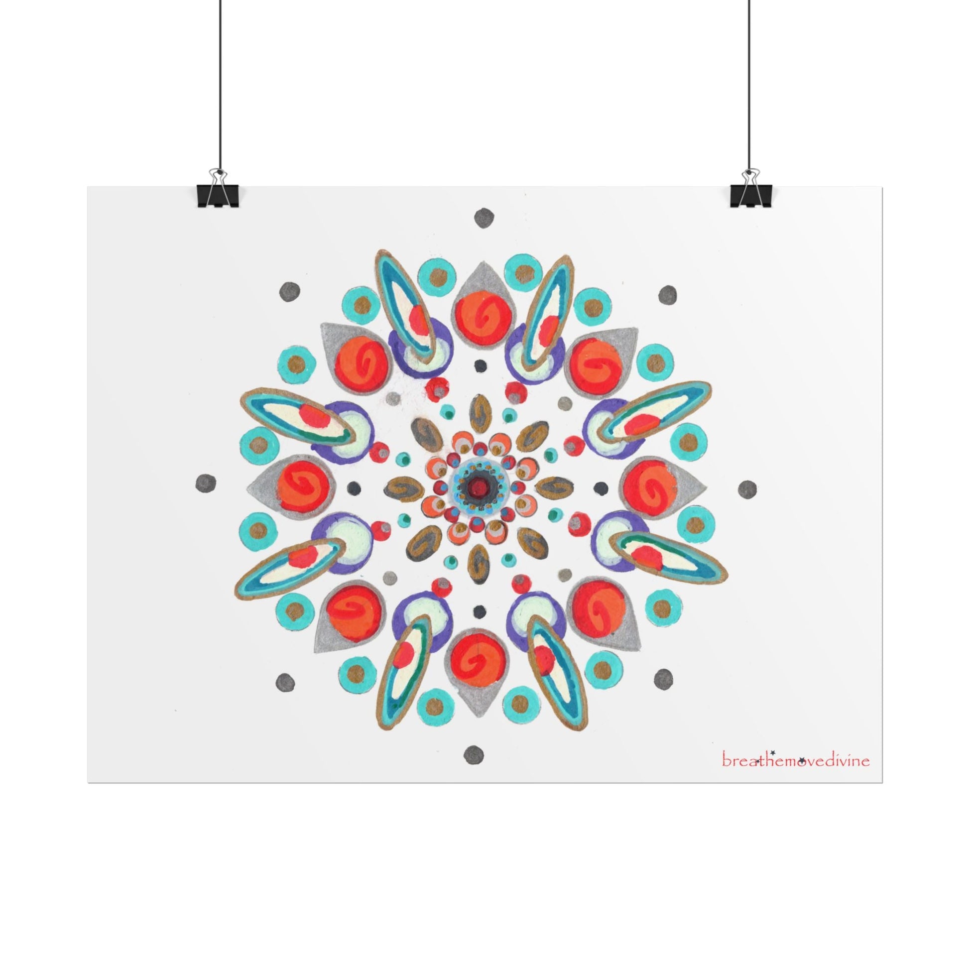 Inner Eye by breathemovedivine Vibrant Rolled Poster Print - breathemovedivine