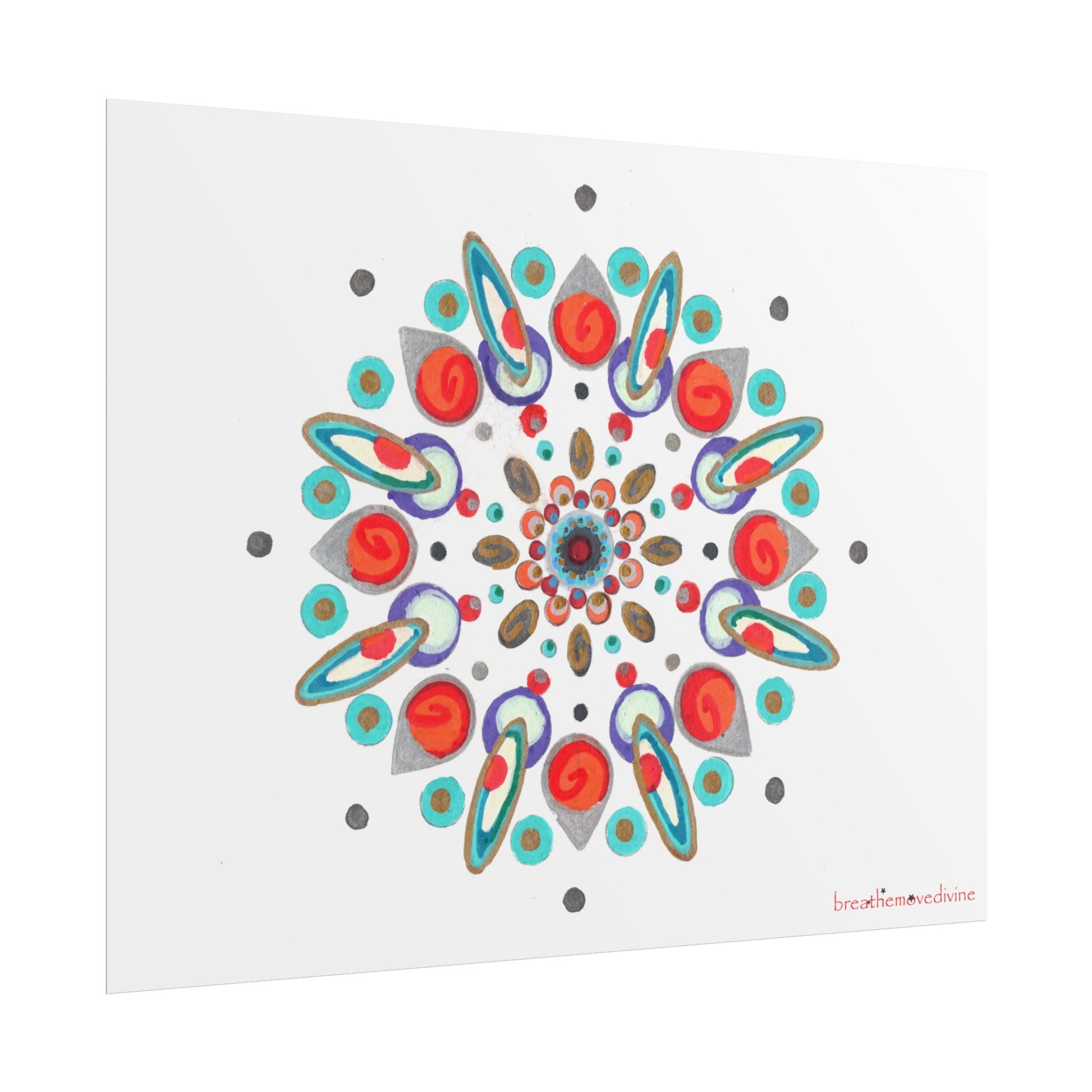 Inner Eye by breathemovedivine Vibrant Rolled Poster Print - breathemovedivine