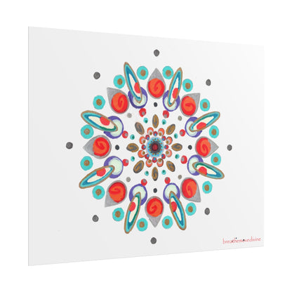 Inner Eye by breathemovedivine Vibrant Rolled Poster Print - breathemovedivine