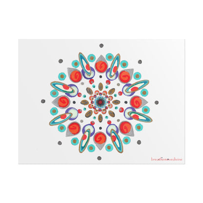 Inner Eye by breathemovedivine Vibrant Rolled Poster Print - breathemovedivine