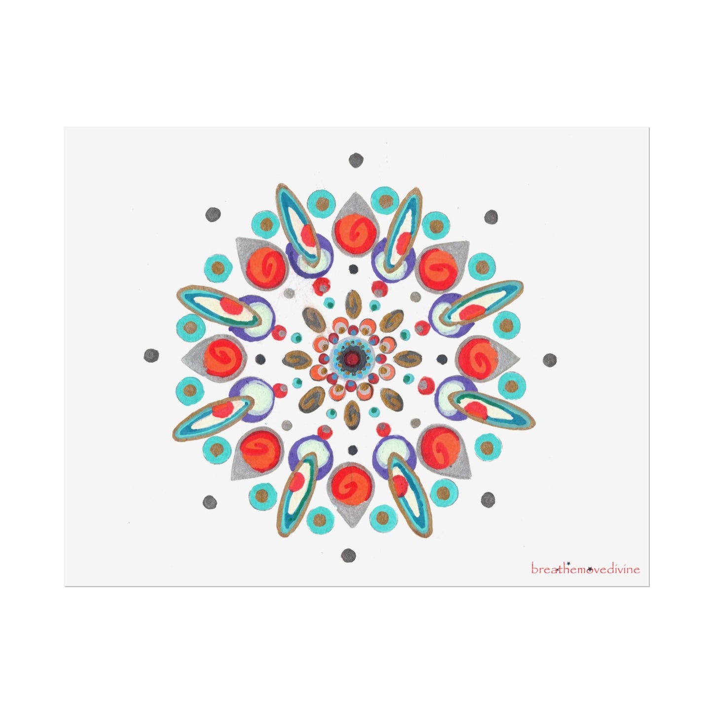 Inner Eye by breathemovedivine Vibrant Rolled Poster Print - breathemovedivine