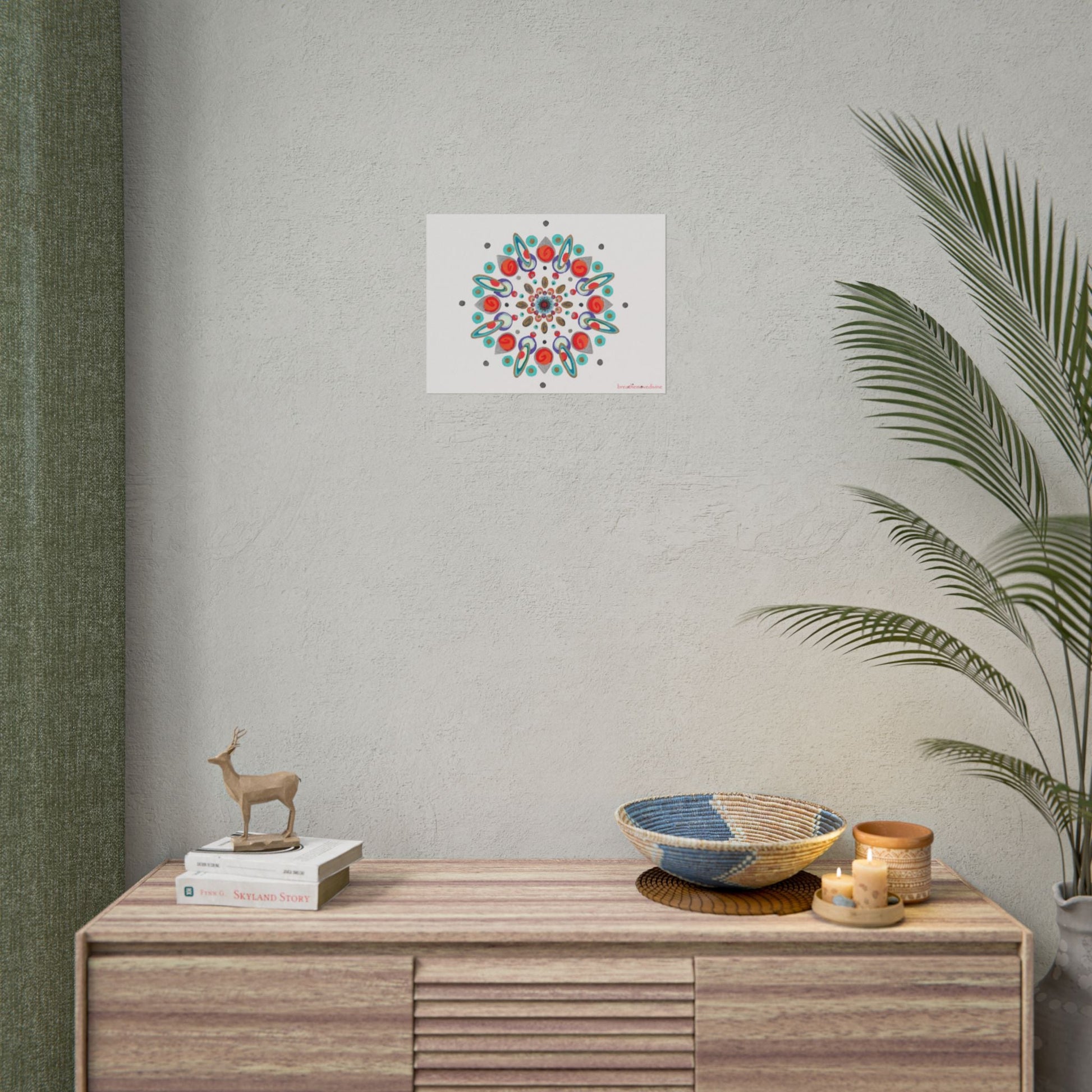 Inner Eye by breathemovedivine Vibrant Rolled Poster Print - breathemovedivine