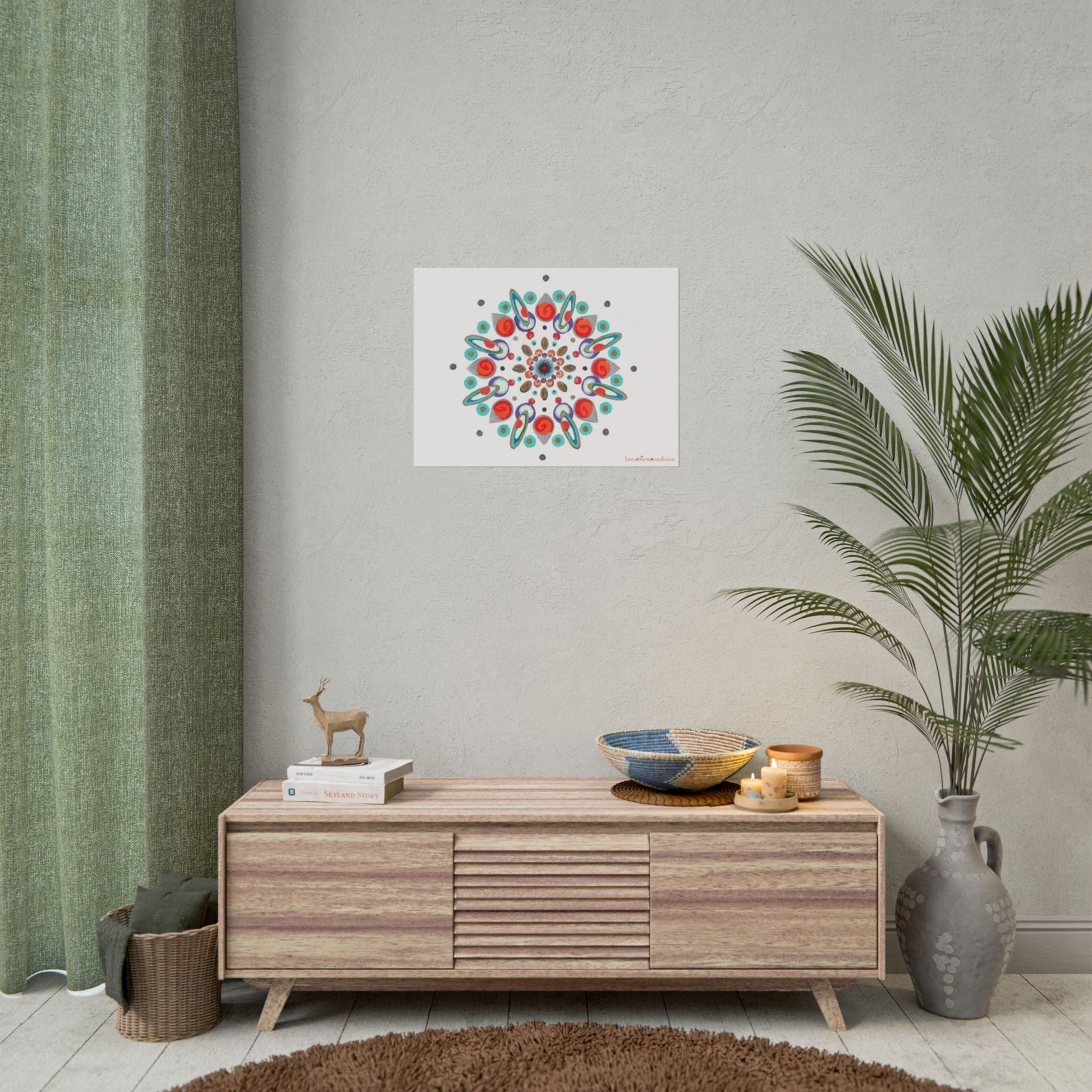 Inner Eye by breathemovedivine Vibrant Rolled Poster Print - breathemovedivine