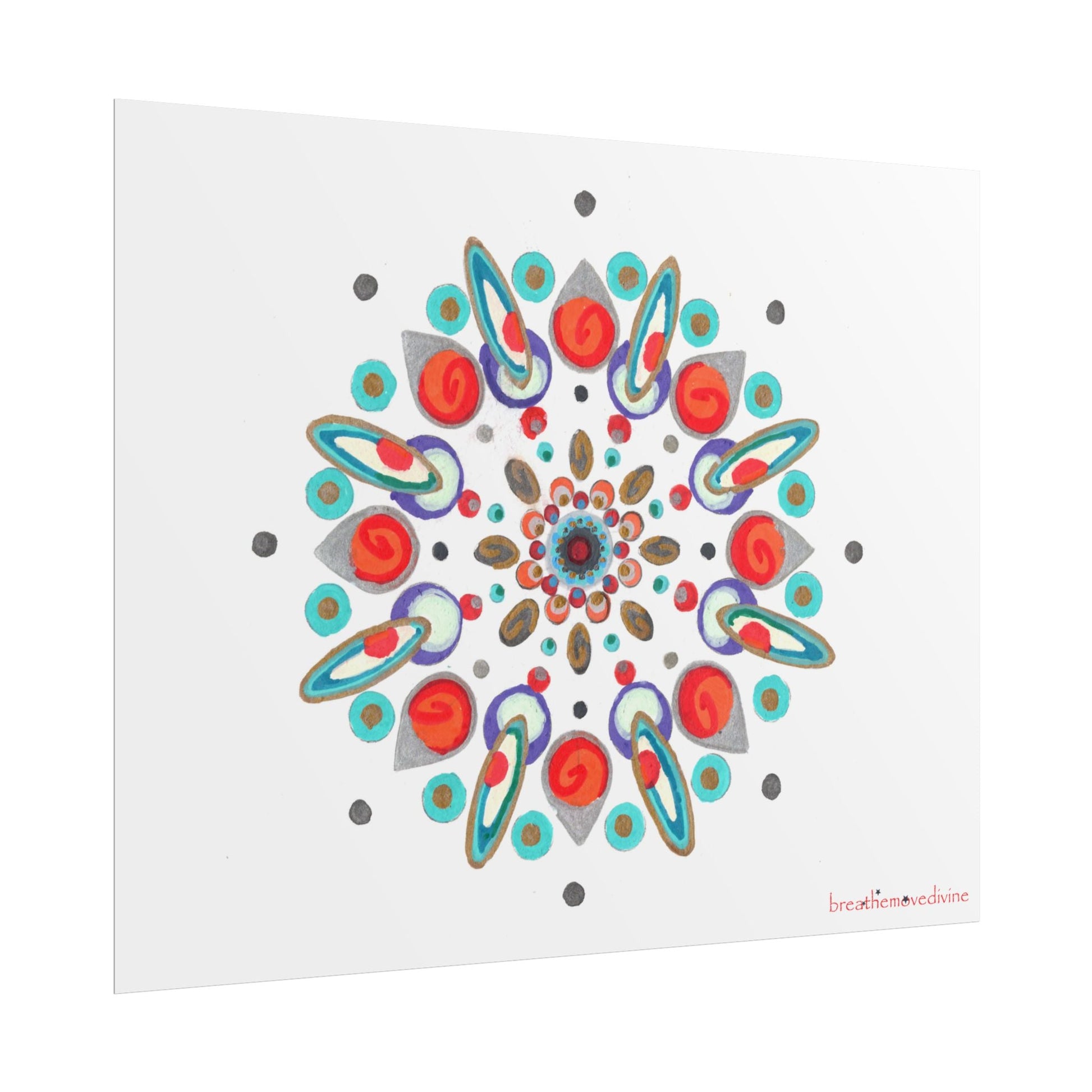 Inner Eye by breathemovedivine Vibrant Rolled Poster Print - breathemovedivine
