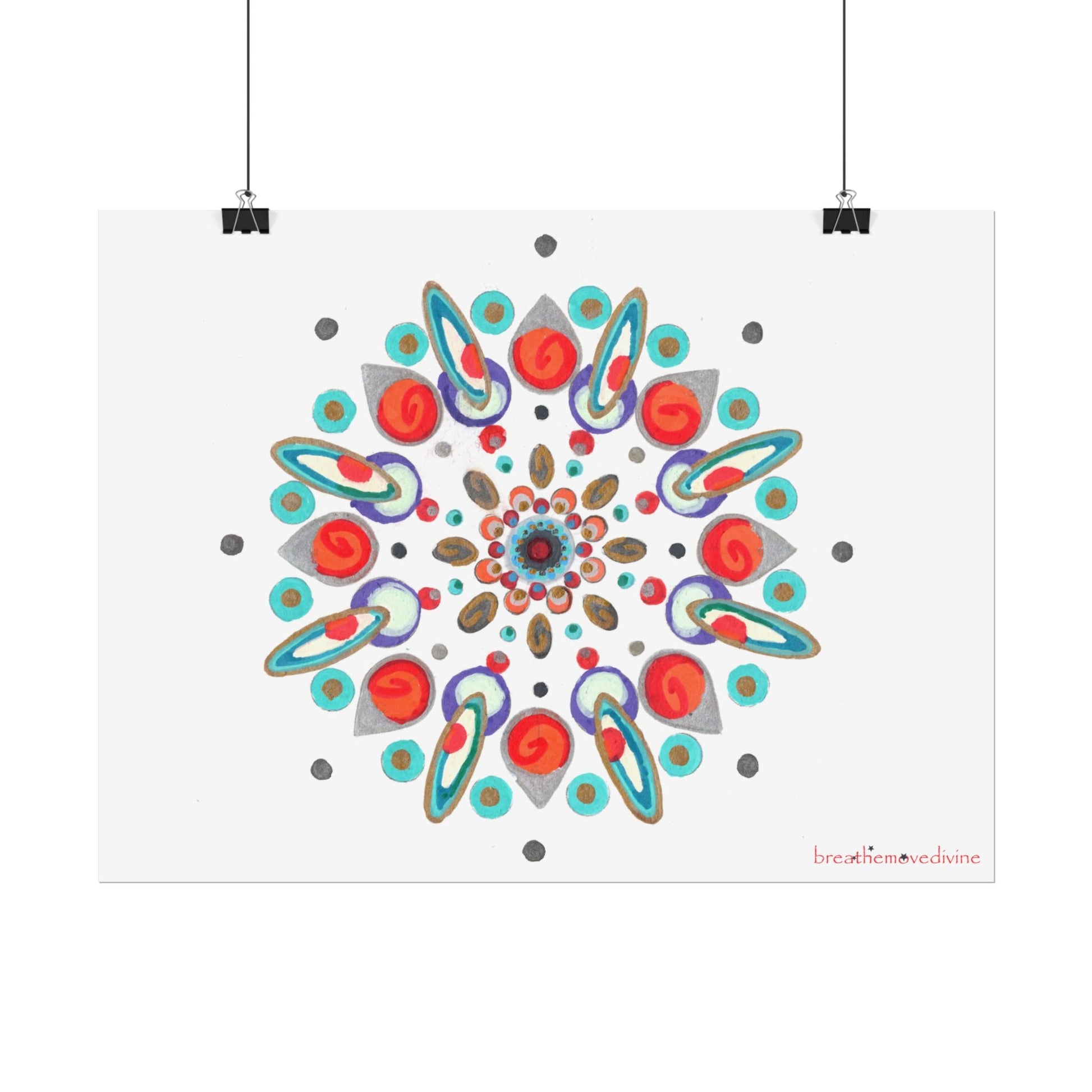 Inner Eye by breathemovedivine Vibrant Rolled Poster Print - breathemovedivine