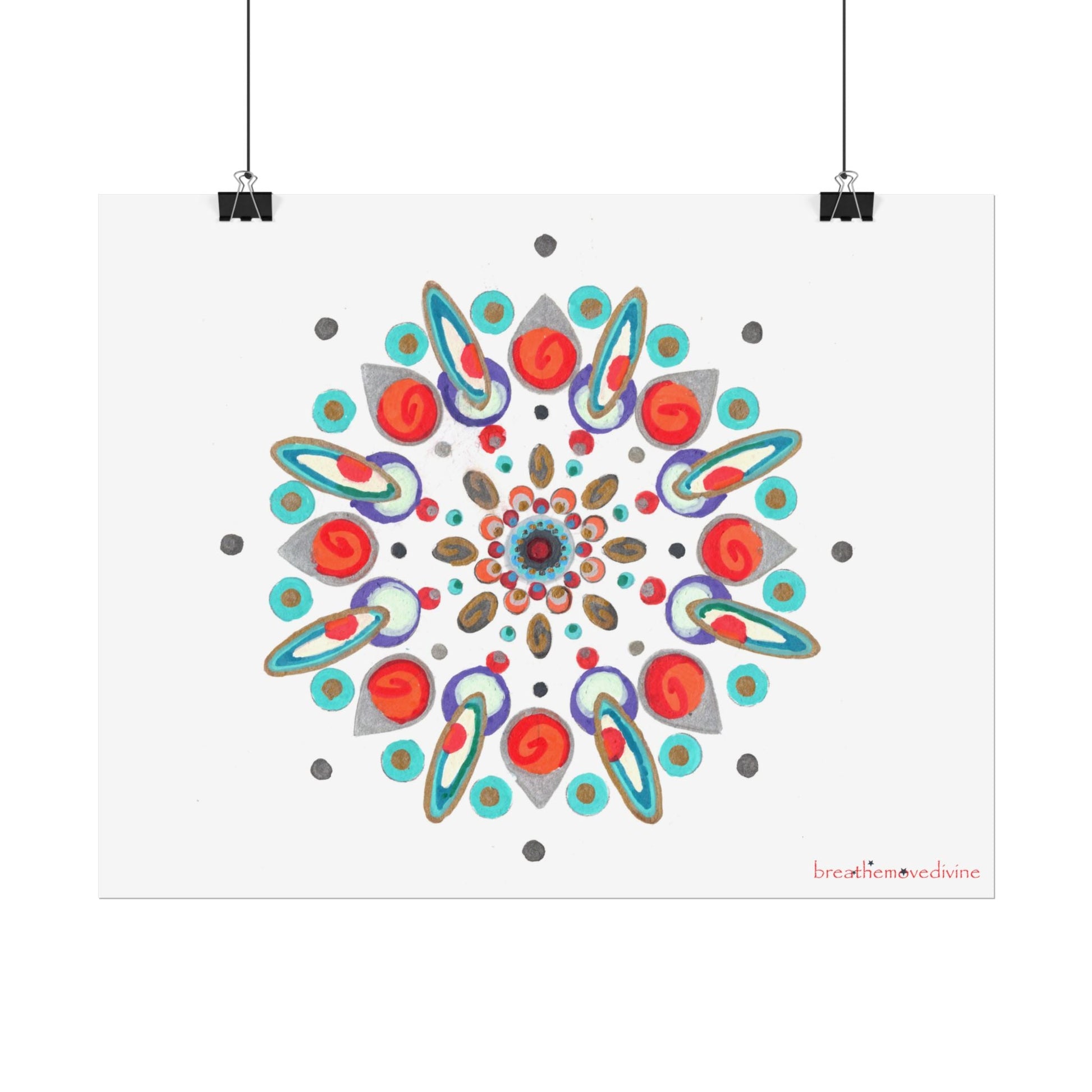 Inner Eye by breathemovedivine Vibrant Rolled Poster Print - breathemovedivine