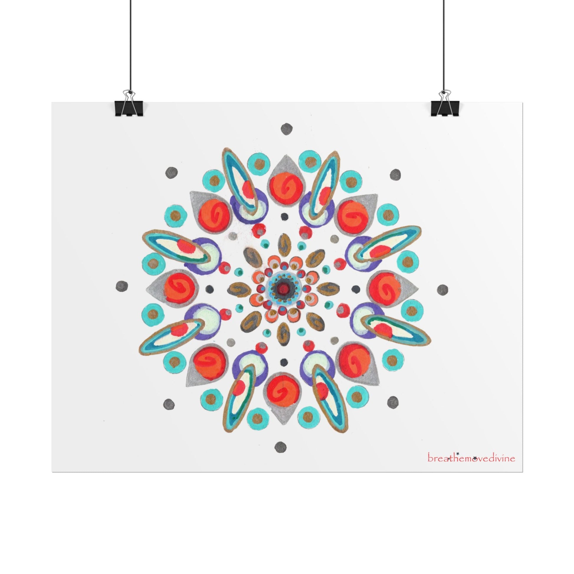 Inner Eye by breathemovedivine Vibrant Rolled Poster Print - breathemovedivine