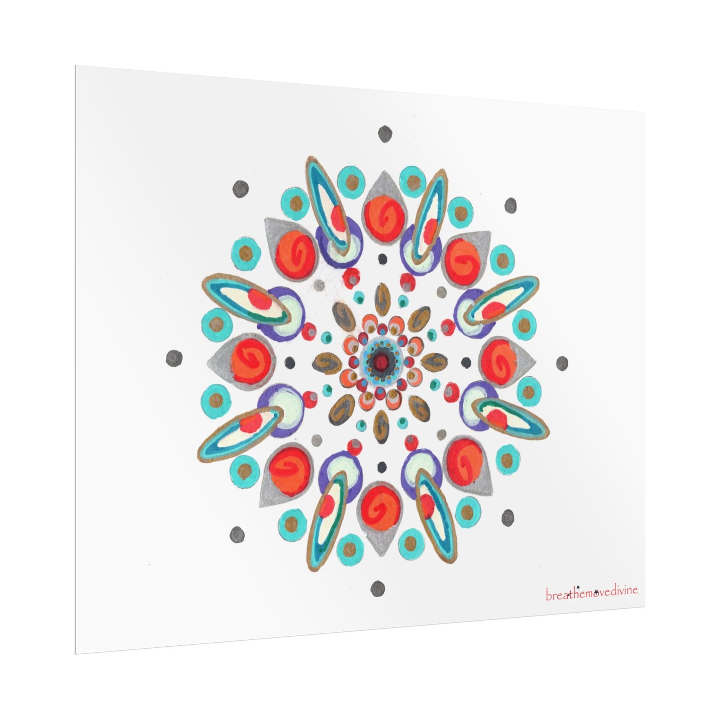 Inner Eye by breathemovedivine Vibrant Rolled Poster Print - breathemovedivine