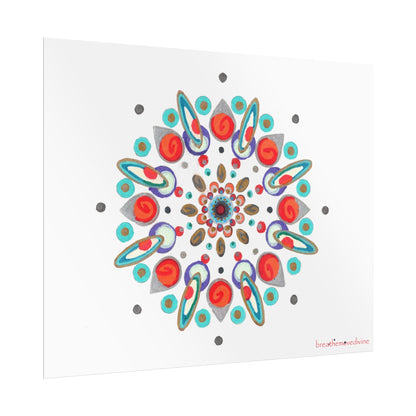Inner Eye by breathemovedivine Vibrant Rolled Poster Print - breathemovedivine