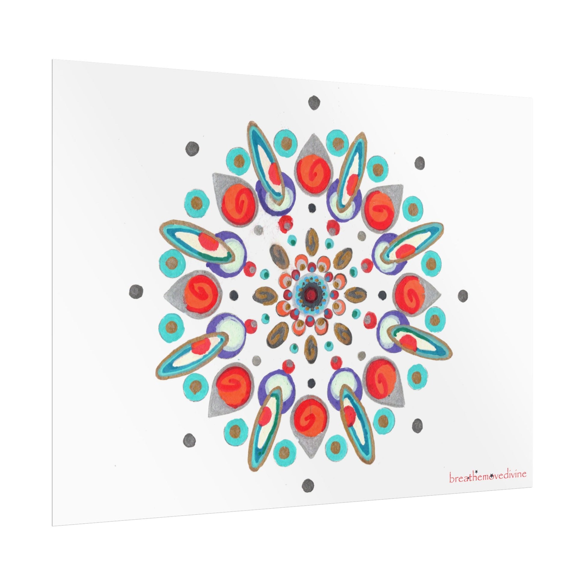 Inner Eye by breathemovedivine Vibrant Rolled Poster Print - breathemovedivine