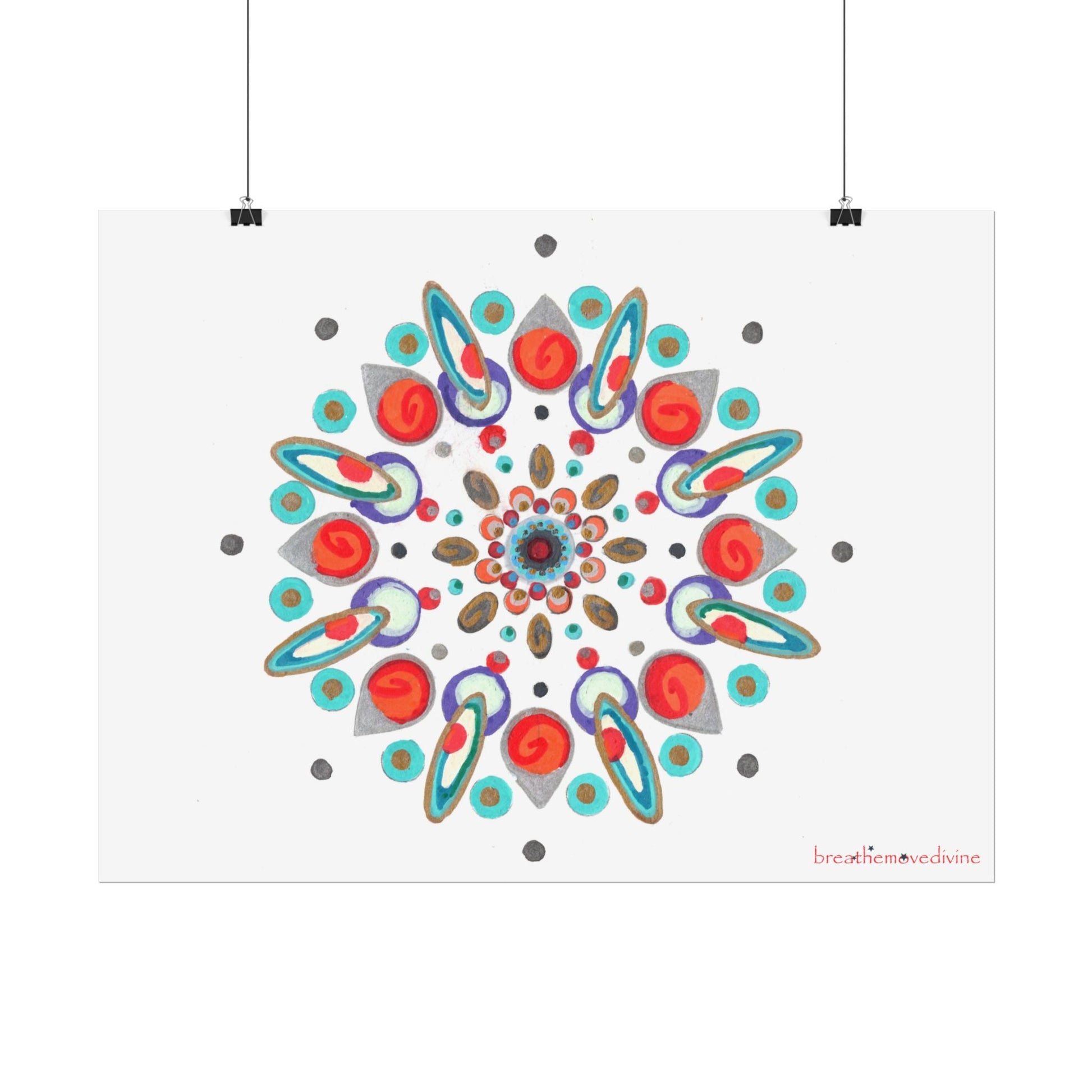 Inner Eye by breathemovedivine Vibrant Rolled Poster Print - breathemovedivine