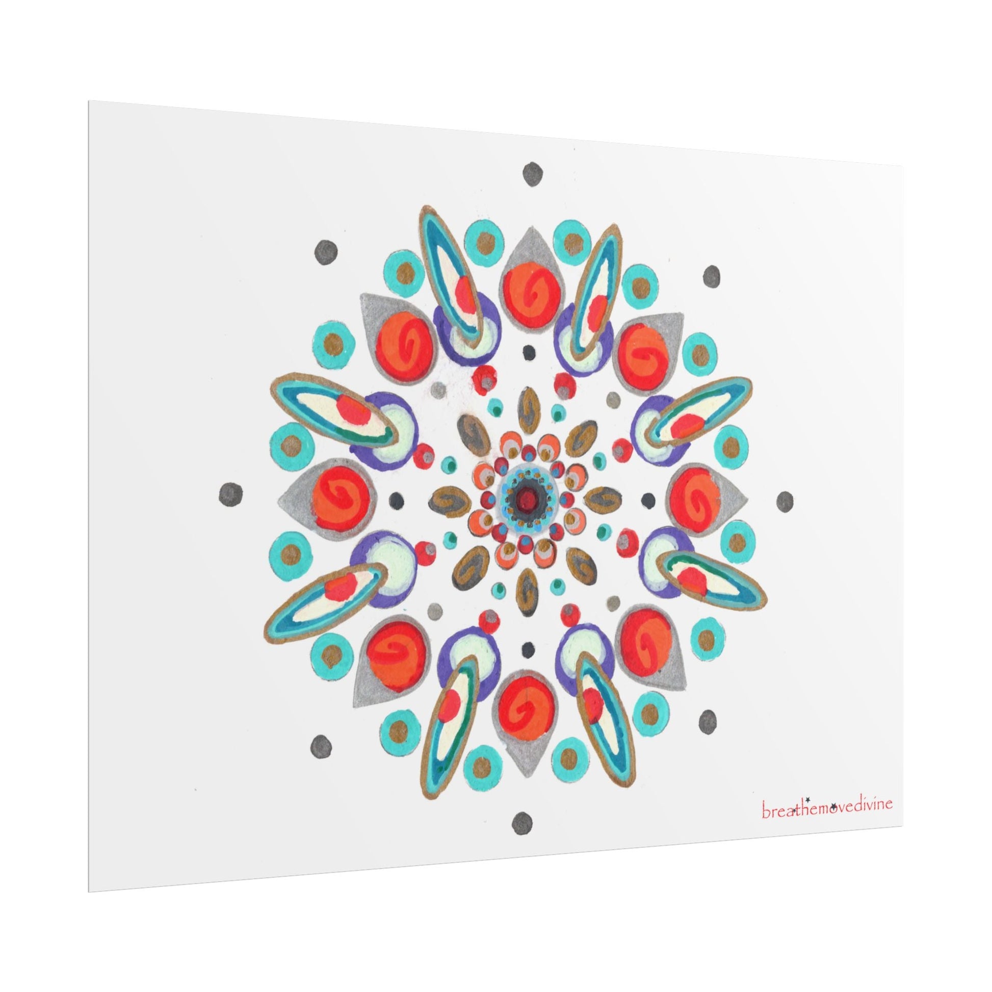 Inner Eye by breathemovedivine Vibrant Rolled Poster Print - breathemovedivine