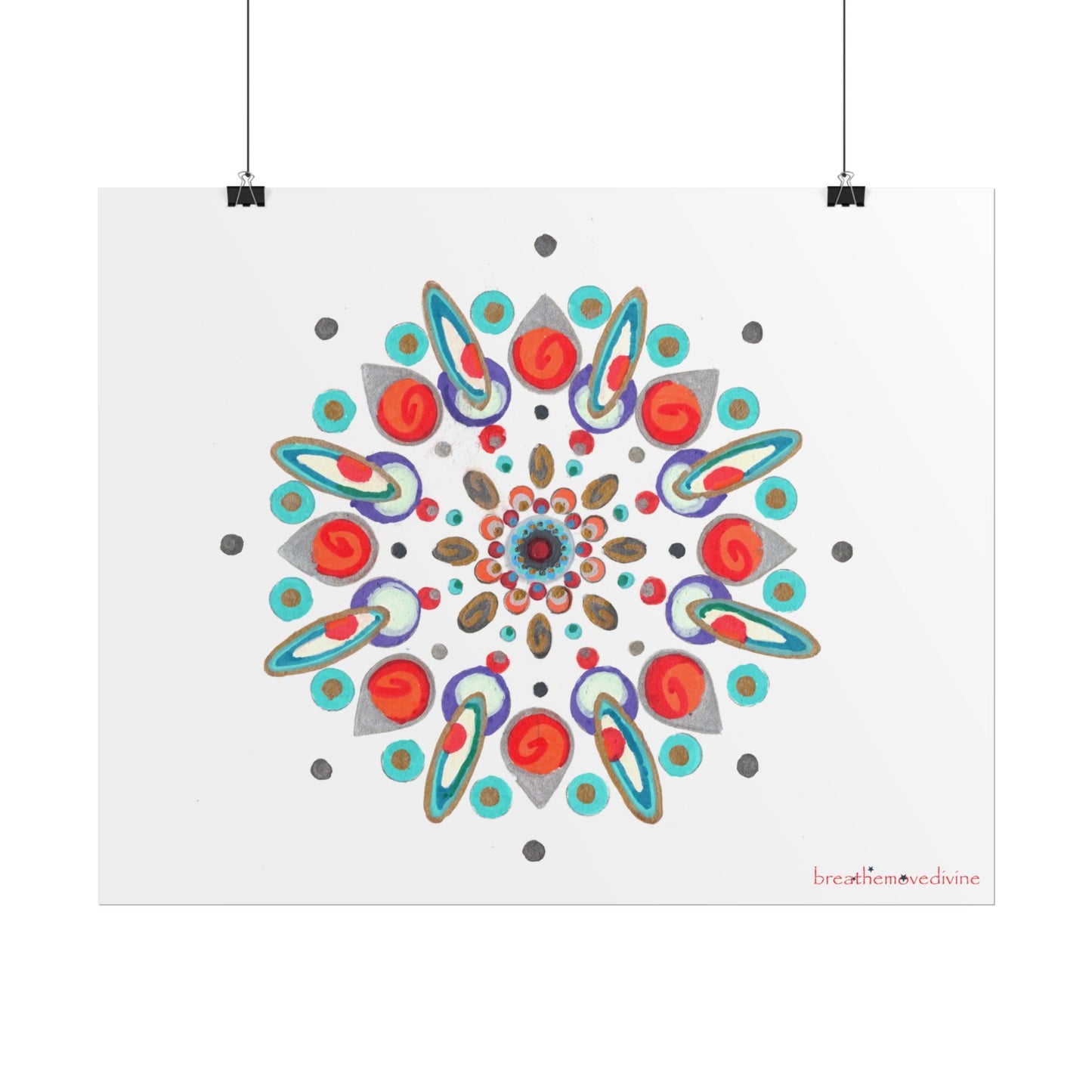 Inner Eye by breathemovedivine Vibrant Rolled Poster Print - breathemovedivine