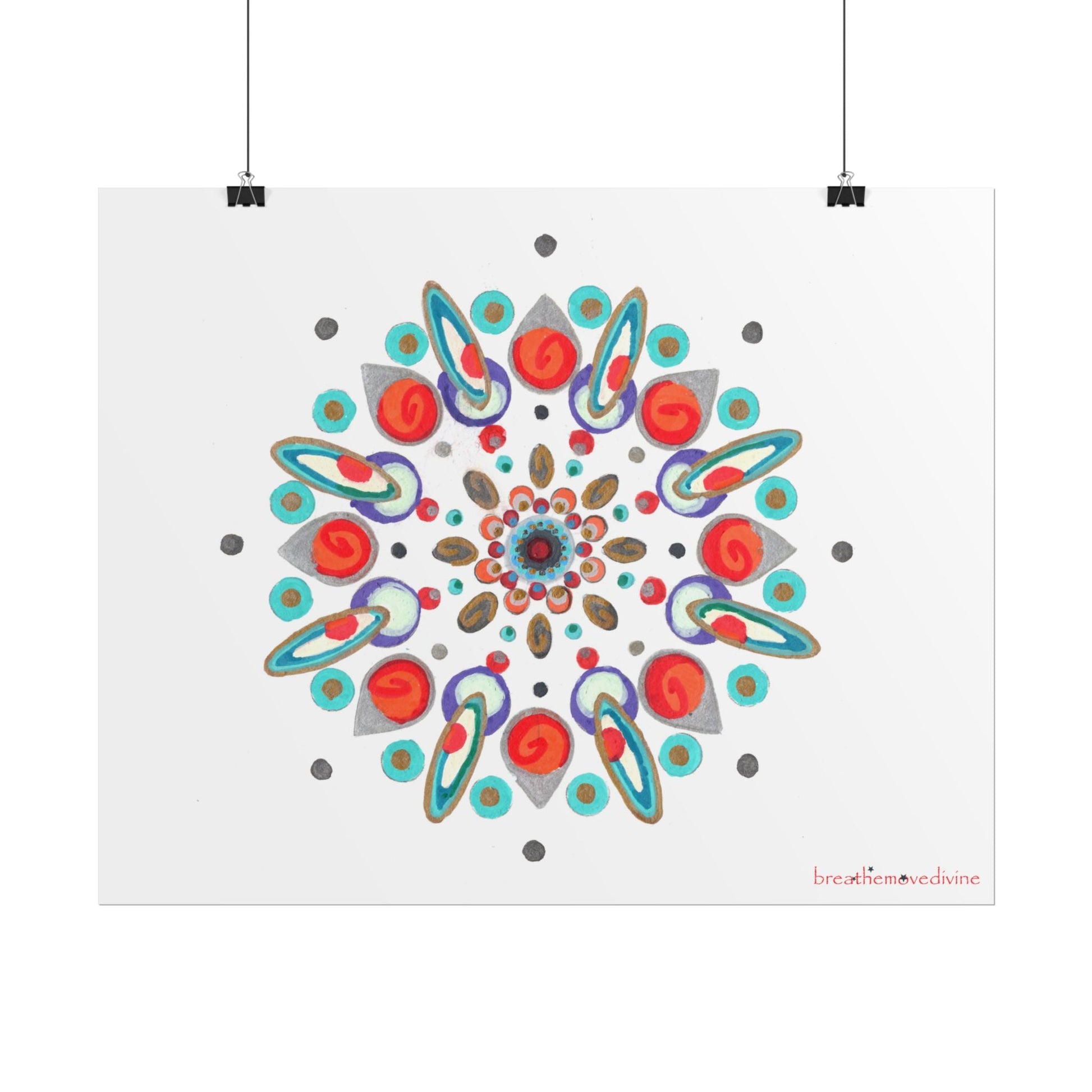 Inner Eye by breathemovedivine Vibrant Rolled Poster Print - breathemovedivine