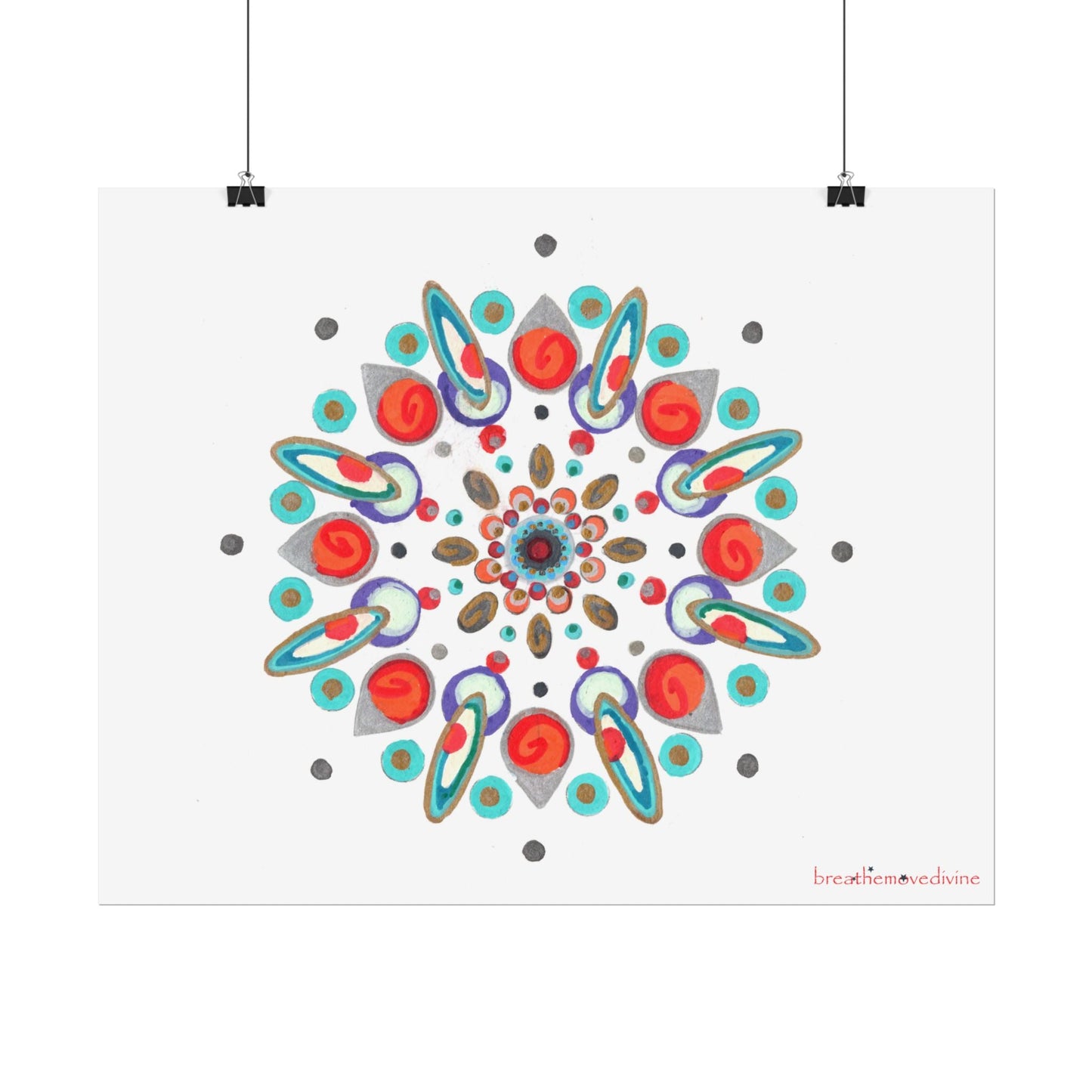 Inner Eye by breathemovedivine Vibrant Rolled Poster Print - breathemovedivine