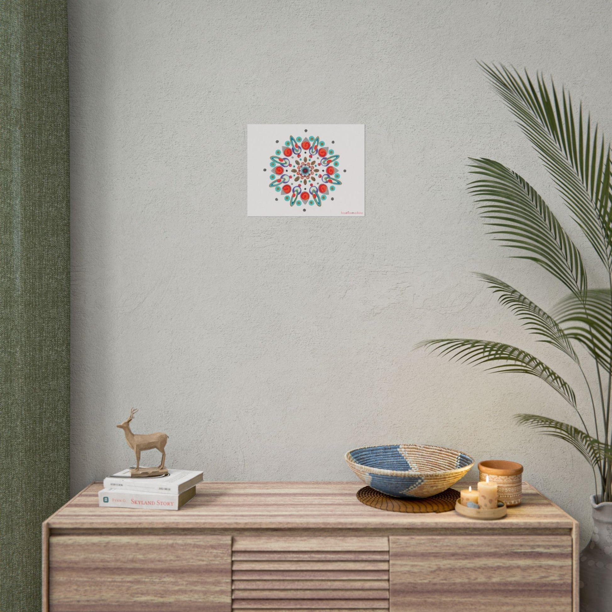 Inner Eye by breathemovedivine Vibrant Rolled Poster Print - breathemovedivine