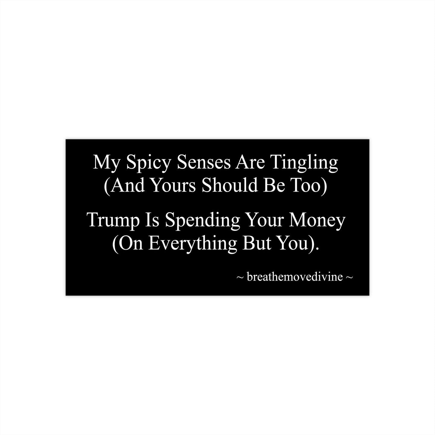 It's OUR Money Bumper Sticker - breathemovedivine RESIST - breathemovedivine