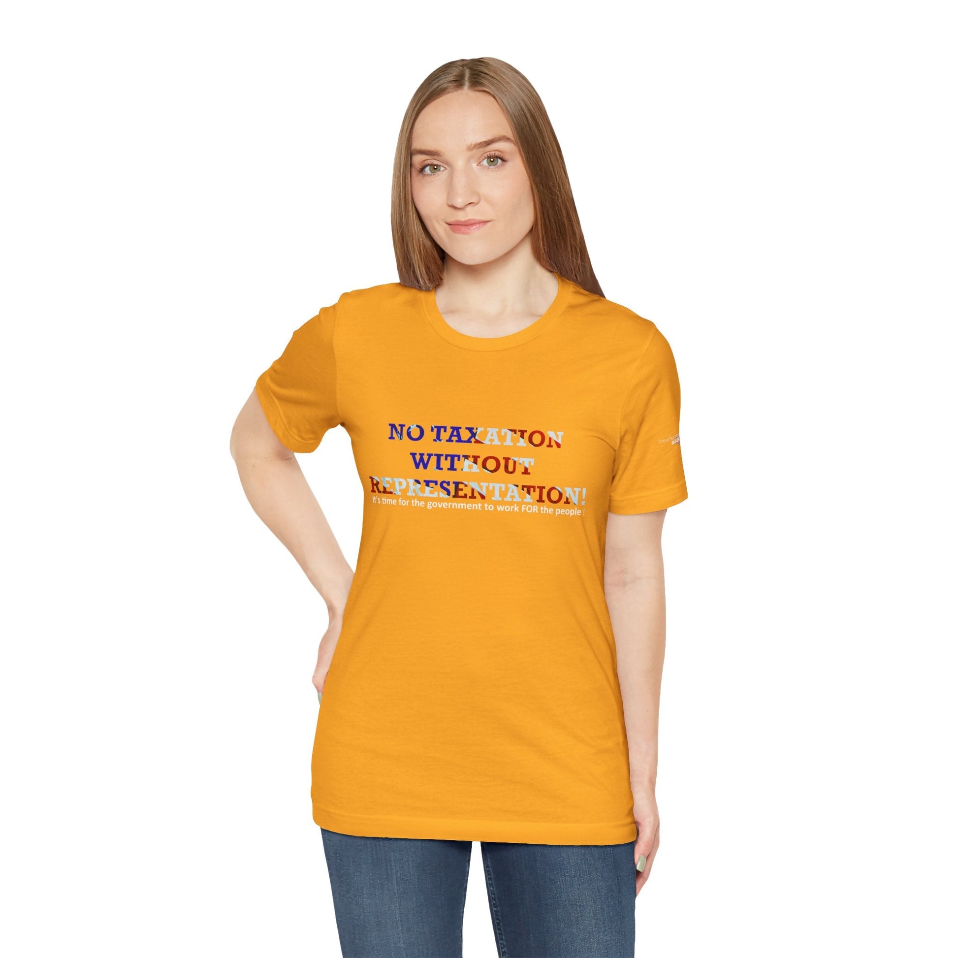 No Taxation Without Representation Unisex T - breathemovedivine RESIST - breathemovedivine