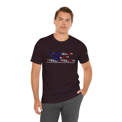 No Taxation Without Representation Unisex T - breathemovedivine RESIST - breathemovedivine