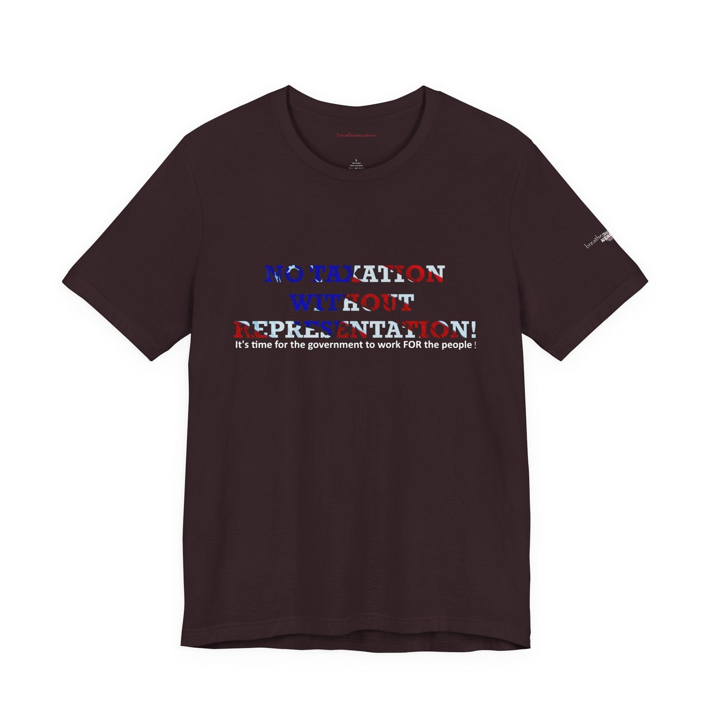 No Taxation Without Representation Unisex T - breathemovedivine RESIST - breathemovedivine