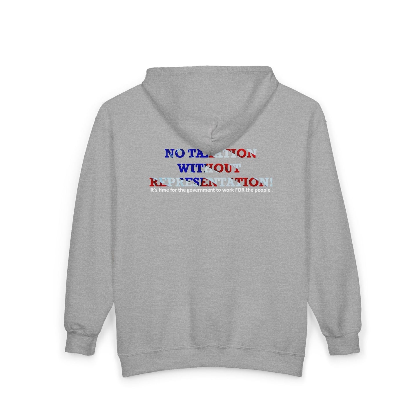 No Taxation Without Representation Zip Up Hoodie - breathemovedivine RESIST - breathemovedivine