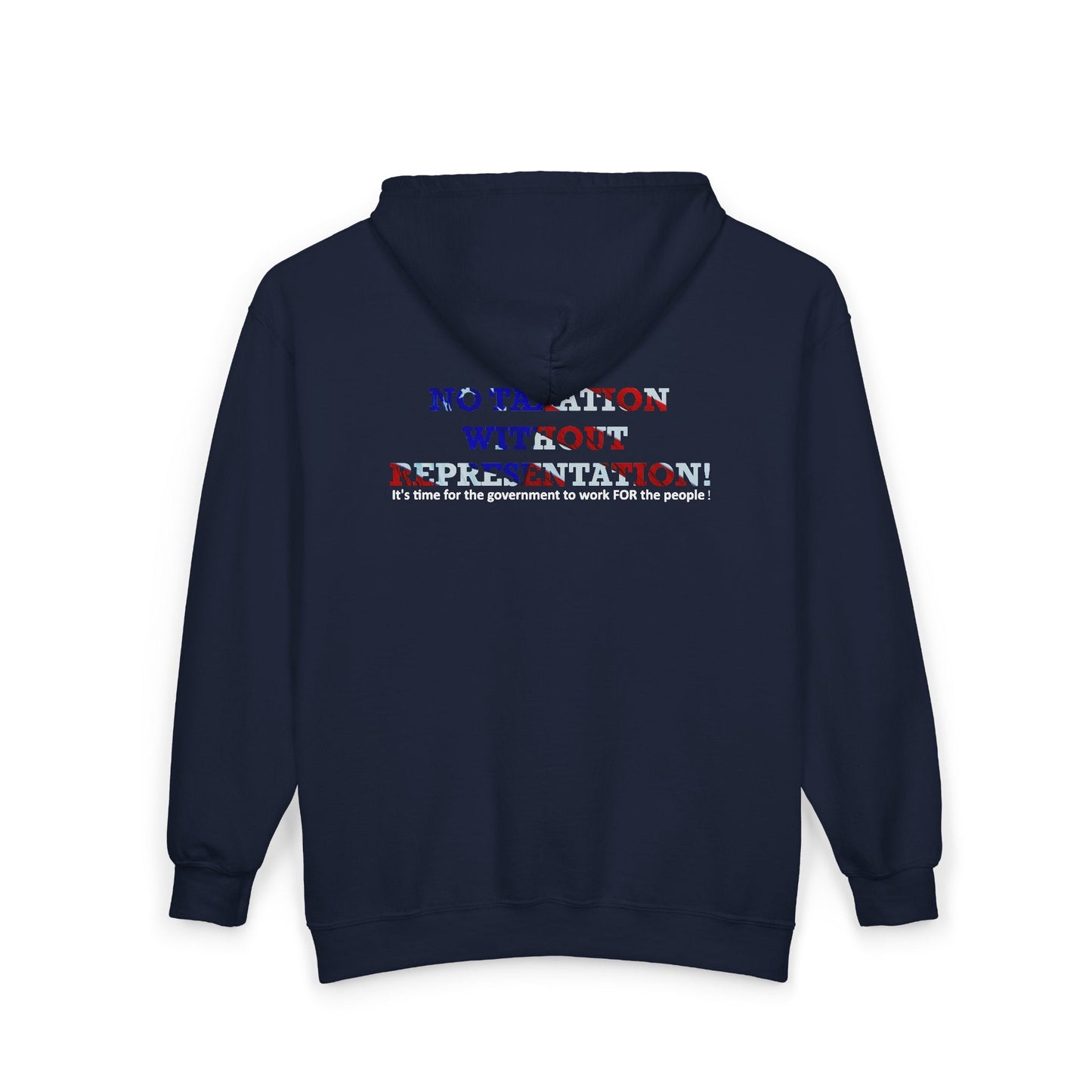 No Taxation Without Representation Zip Up Hoodie - breathemovedivine RESIST - breathemovedivine