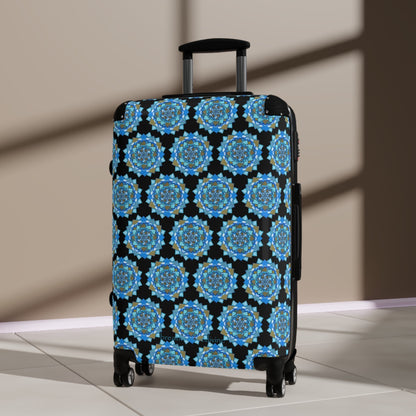 Voice by breathemovedivine Colorful Mandala Pattern Suitcase - Travel with Inspiration - breathemovedivine