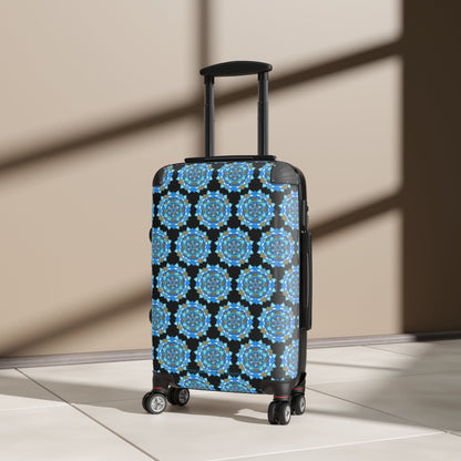 Voice by breathemovedivine Colorful Mandala Pattern Suitcase - Travel with Inspiration - breathemovedivine