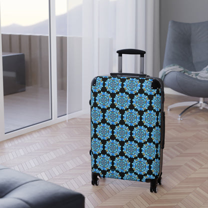 Voice by breathemovedivine Colorful Mandala Pattern Suitcase - Travel with Inspiration - breathemovedivine