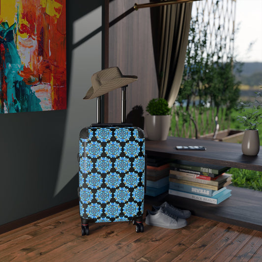 Voice by breathemovedivine Colorful Mandala Pattern Suitcase - Travel with Inspiration - breathemovedivine