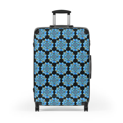 Voice by breathemovedivine Colorful Mandala Pattern Suitcase - Travel with Inspiration - breathemovedivine