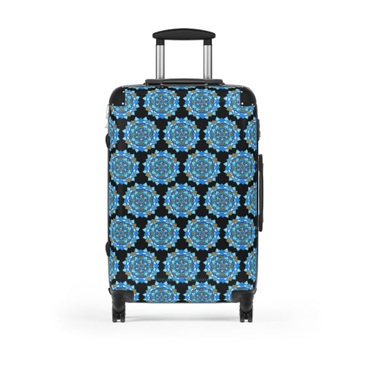 Voice by breathemovedivine Colorful Mandala Pattern Suitcase - Travel with Inspiration - breathemovedivine