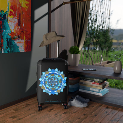 Voice by breathemovedivine Colorful Mandala Suitcase - Travel with Style and Inspiration - breathemovedivine