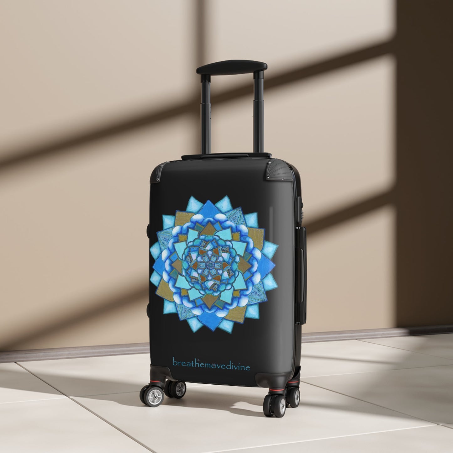 Voice by breathemovedivine Colorful Mandala Suitcase - Travel with Style and Inspiration - breathemovedivine