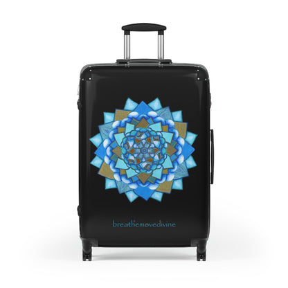 Voice by breathemovedivine Colorful Mandala Suitcase - Travel with Style and Inspiration - breathemovedivine