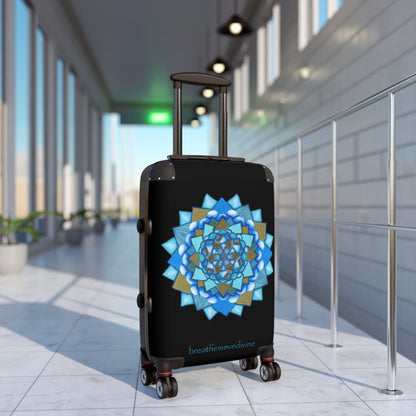Voice by breathemovedivine Colorful Mandala Suitcase - Travel with Style and Inspiration - breathemovedivine