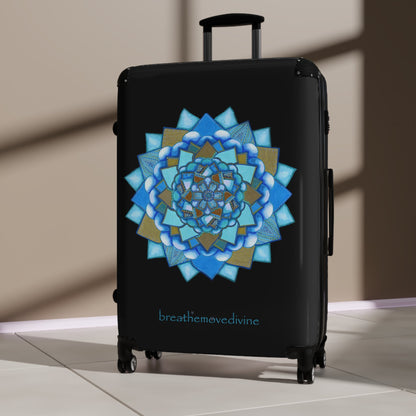 Voice by breathemovedivine Colorful Mandala Suitcase - Travel with Style and Inspiration - breathemovedivine