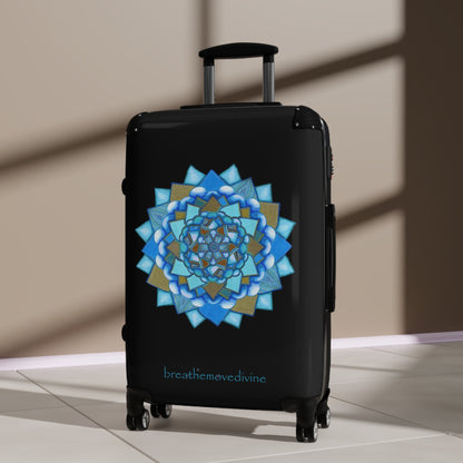 Voice by breathemovedivine Colorful Mandala Suitcase - Travel with Style and Inspiration - breathemovedivine