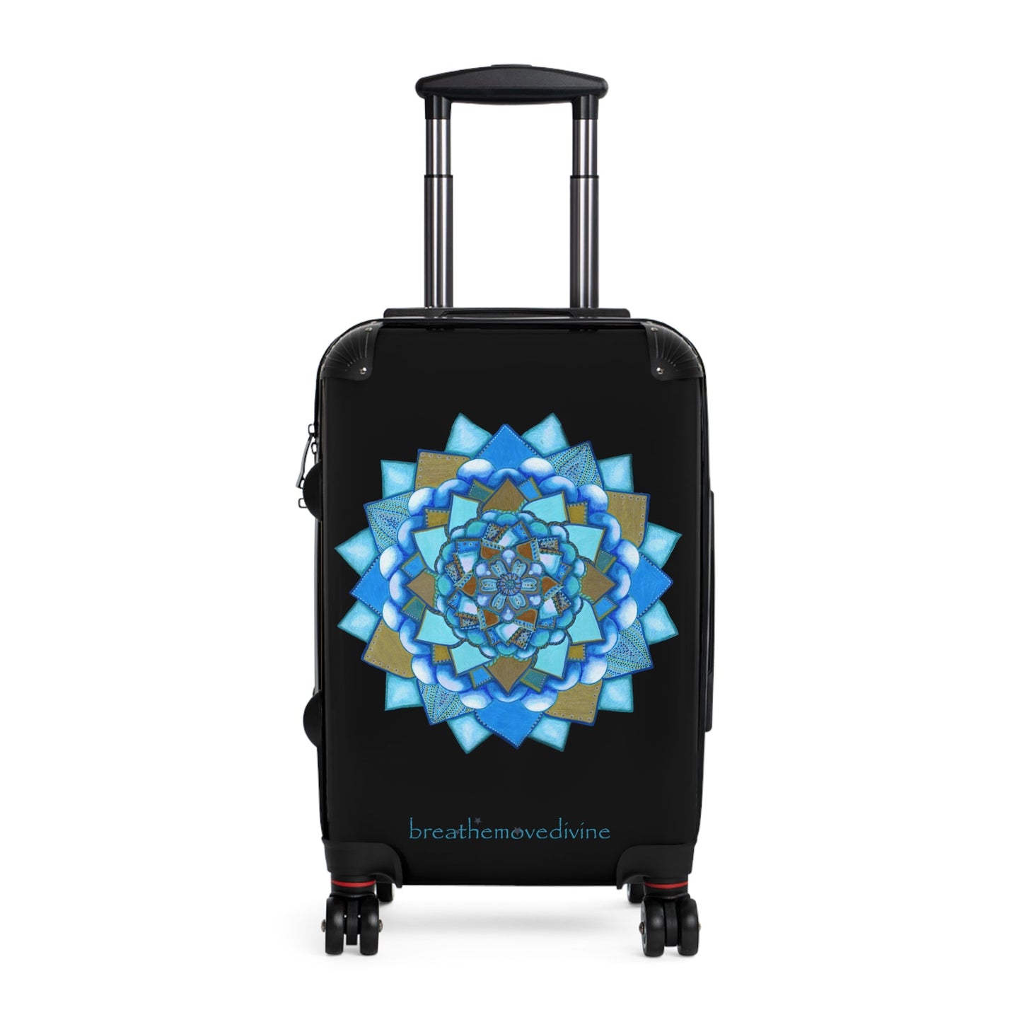 Voice by breathemovedivine Colorful Mandala Suitcase - Travel with Style and Inspiration - breathemovedivine