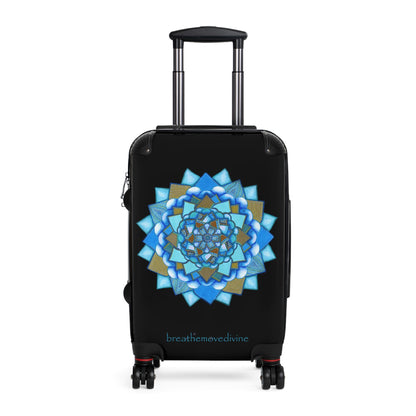 Voice by breathemovedivine Colorful Mandala Suitcase - Travel with Style and Inspiration - breathemovedivine